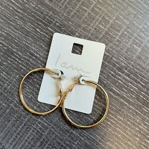 Simple Gold Hoop Earrings